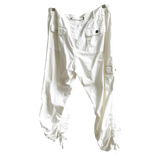 I.N.C. International Concepts Scrunch Pants Size 14 Embellished Butterfly White - Picture 2 of 12